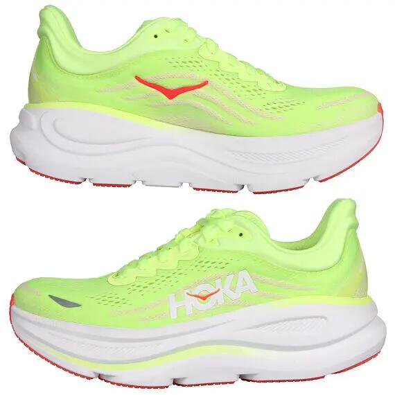 Schoenen - Hardlopen - Dames - Demping - Bondi 9 - Neon Yuzu 2/4