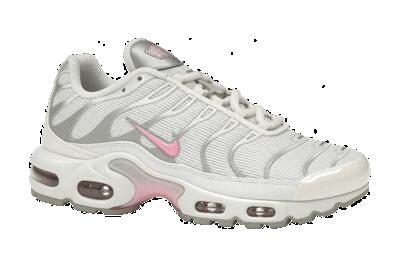 Dames - sneakers - nike air max plus - wit, roze rise