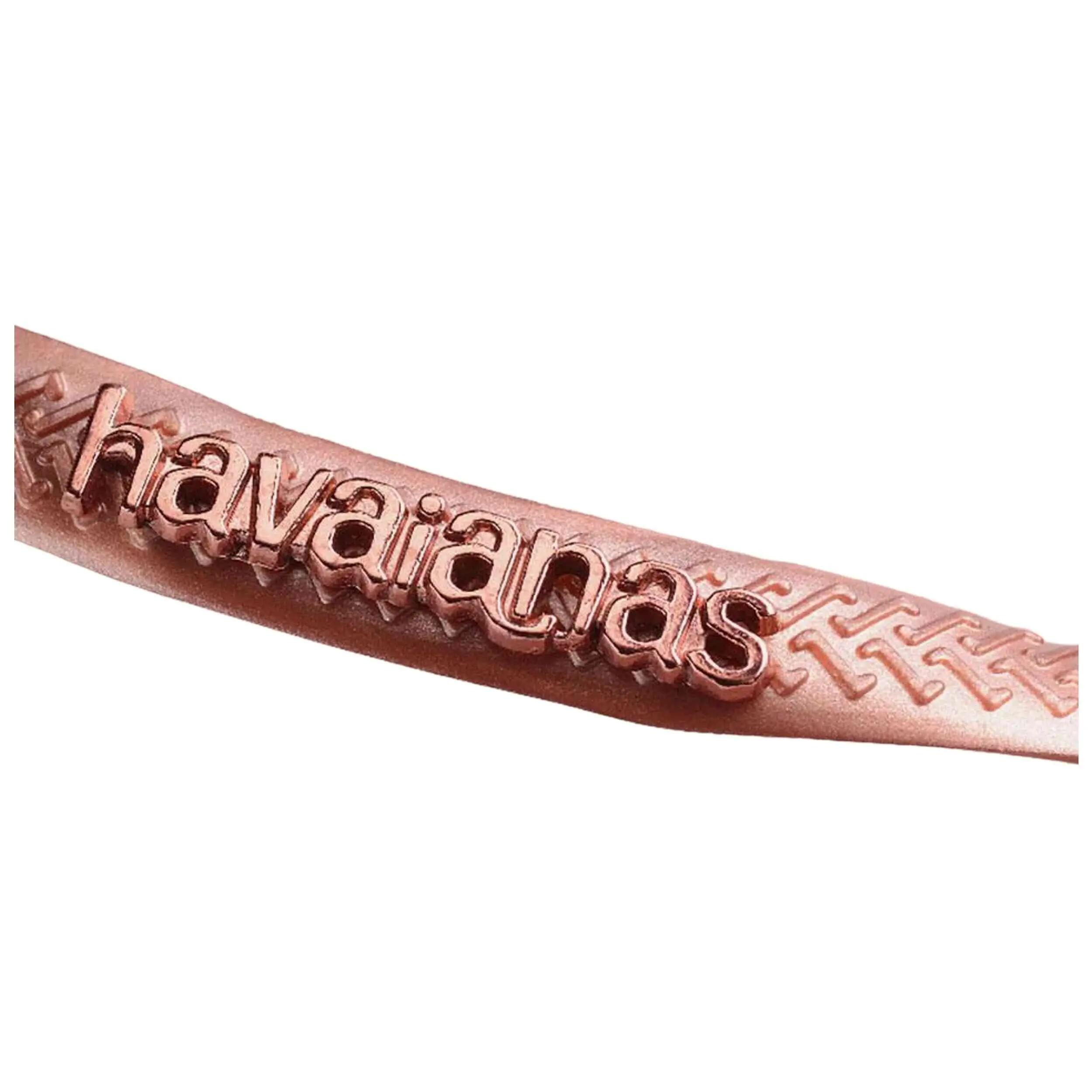 Flip-flops Havaianas Modell Slim Logo Metallic "Rose Gold" für frauen 5/5