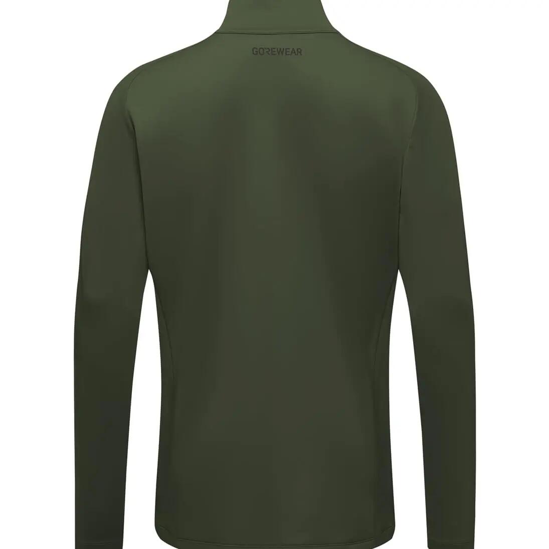 Herren - Sport - Shirt - 1/4-Reißverschluss - Everyday Mid - Grün 3/3