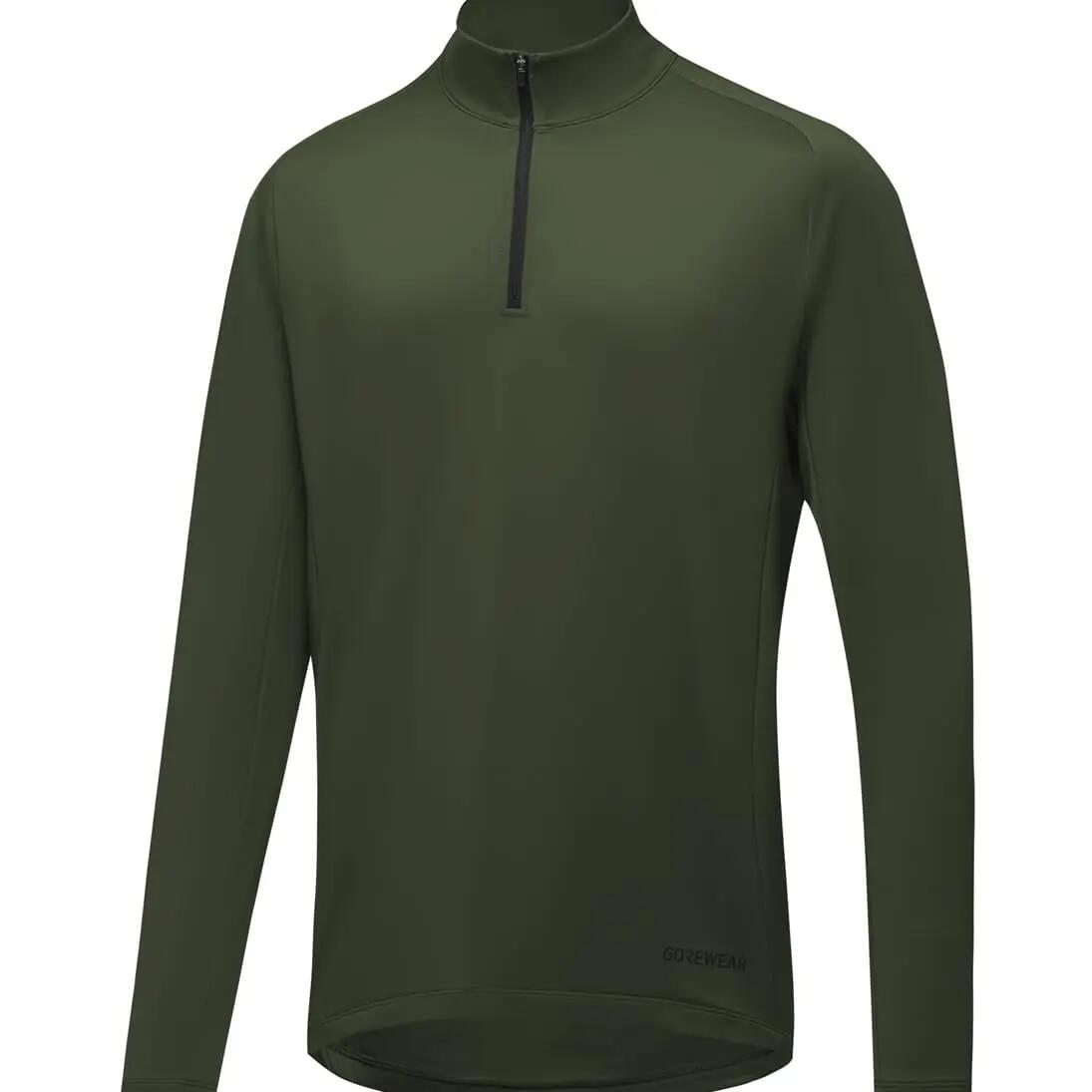 Herren - Sport - Shirt - 1/4-Reißverschluss - Everyday Mid - Grün 2/3