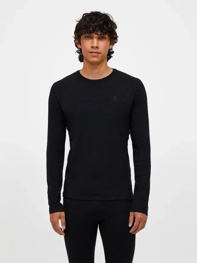 Maglia termica - Sci - Uomo - Merino - Magic Crew - Nero 2/4