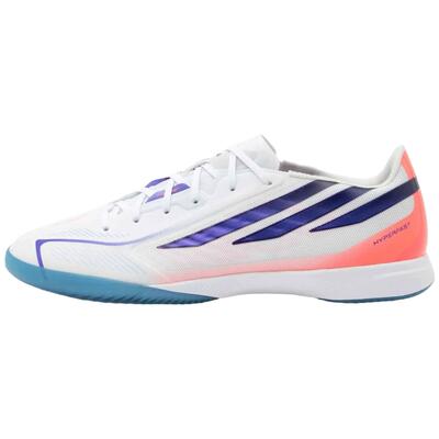 Voetbalschoenen voor binnen adidas f50 hyperfast pro wit/oranje