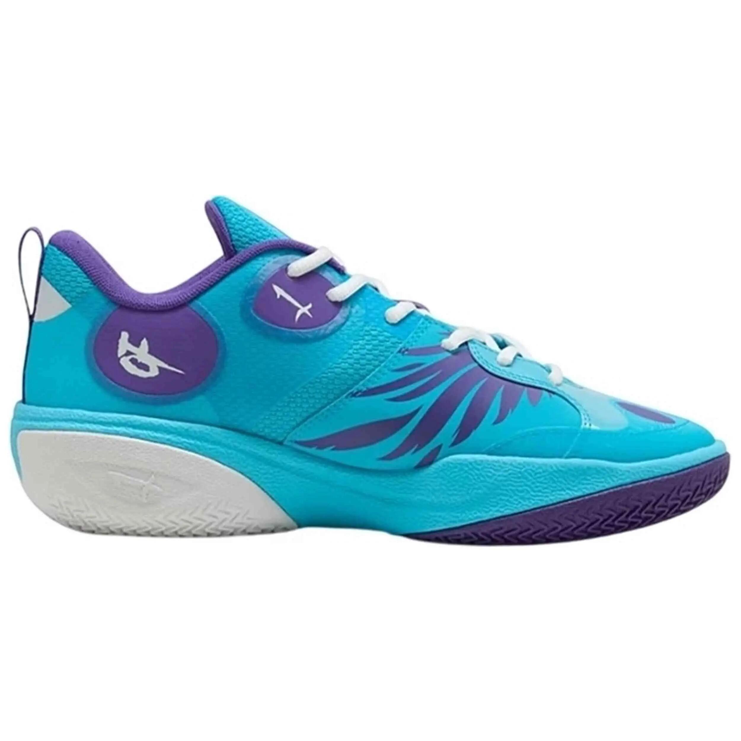 Basketbalschoenen Puma model MB World.01 Jr "Bright Aqua" voor unisex jongens 2/5