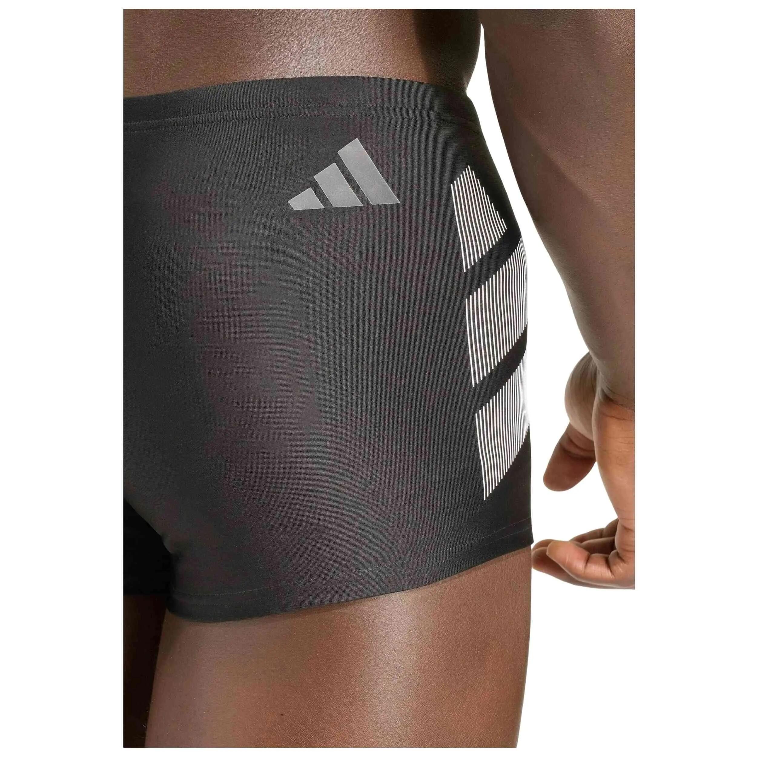Maillot de bain Adidas modèle Big Bars "Black / White" pour homme 4/4
