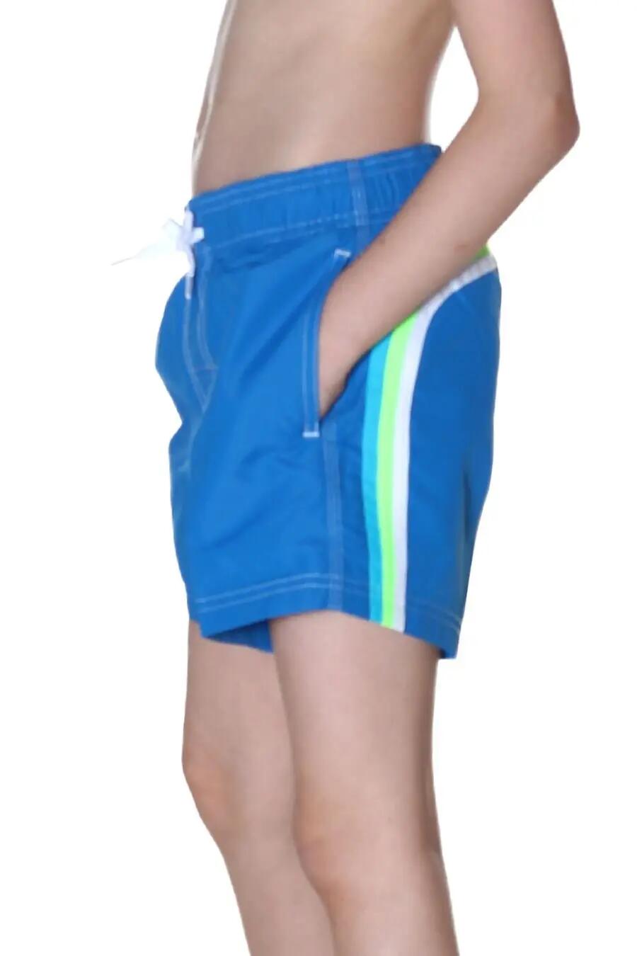Bañador boardshort - Natación - Junior - Con cordón - Ocean 08 - Azul vaquero 2/3