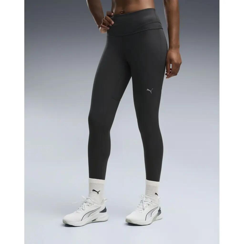 Calças Puma Modelo Shape Tight Cor Preto 3/5
