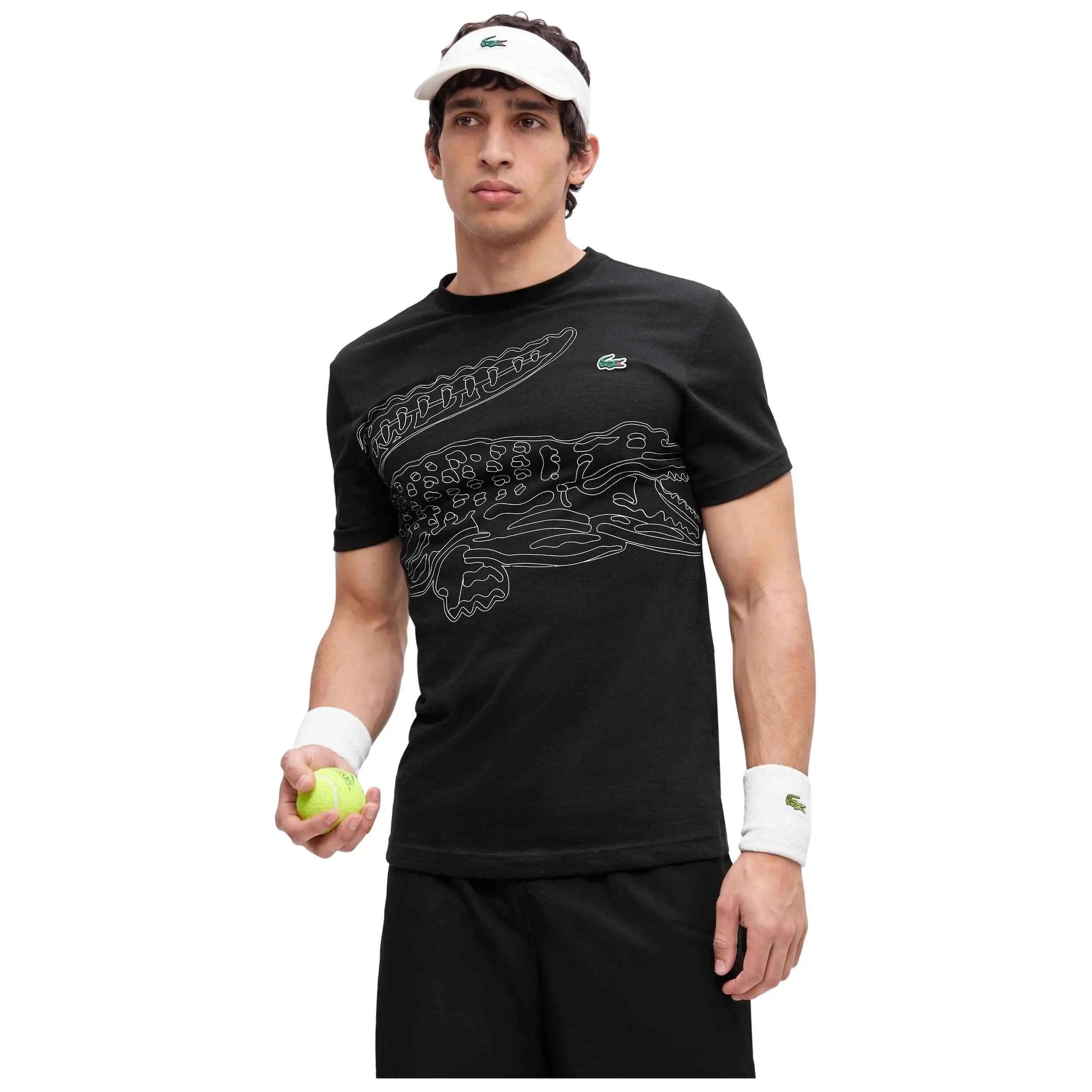 T-shirt met korte mouwen Lacoste model Ultra Dry voor mannen 4/4