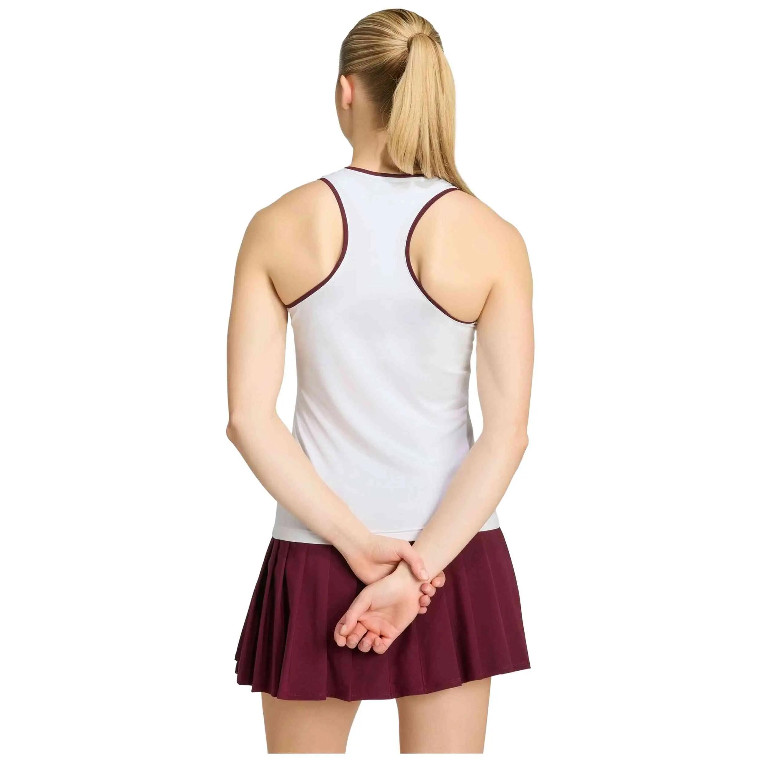 Débardeur sport femme - Coupe ajustée - Classics Tank - Blanc 3/5