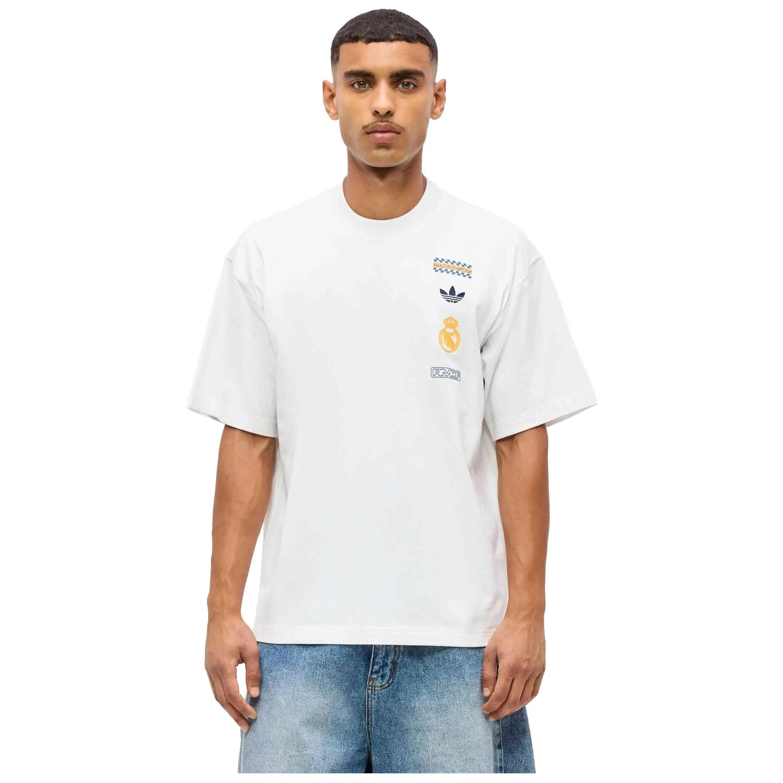 T-shirt met korte mouwen Adidas model Real Madrid LFSTLR voor mannen 3/4