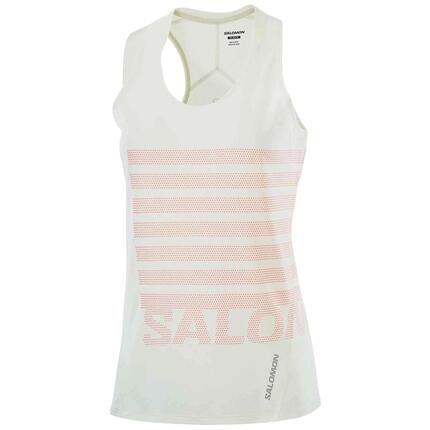 Debardeur Salomon modèle Sense Aero Singlet GFX pour femmes
