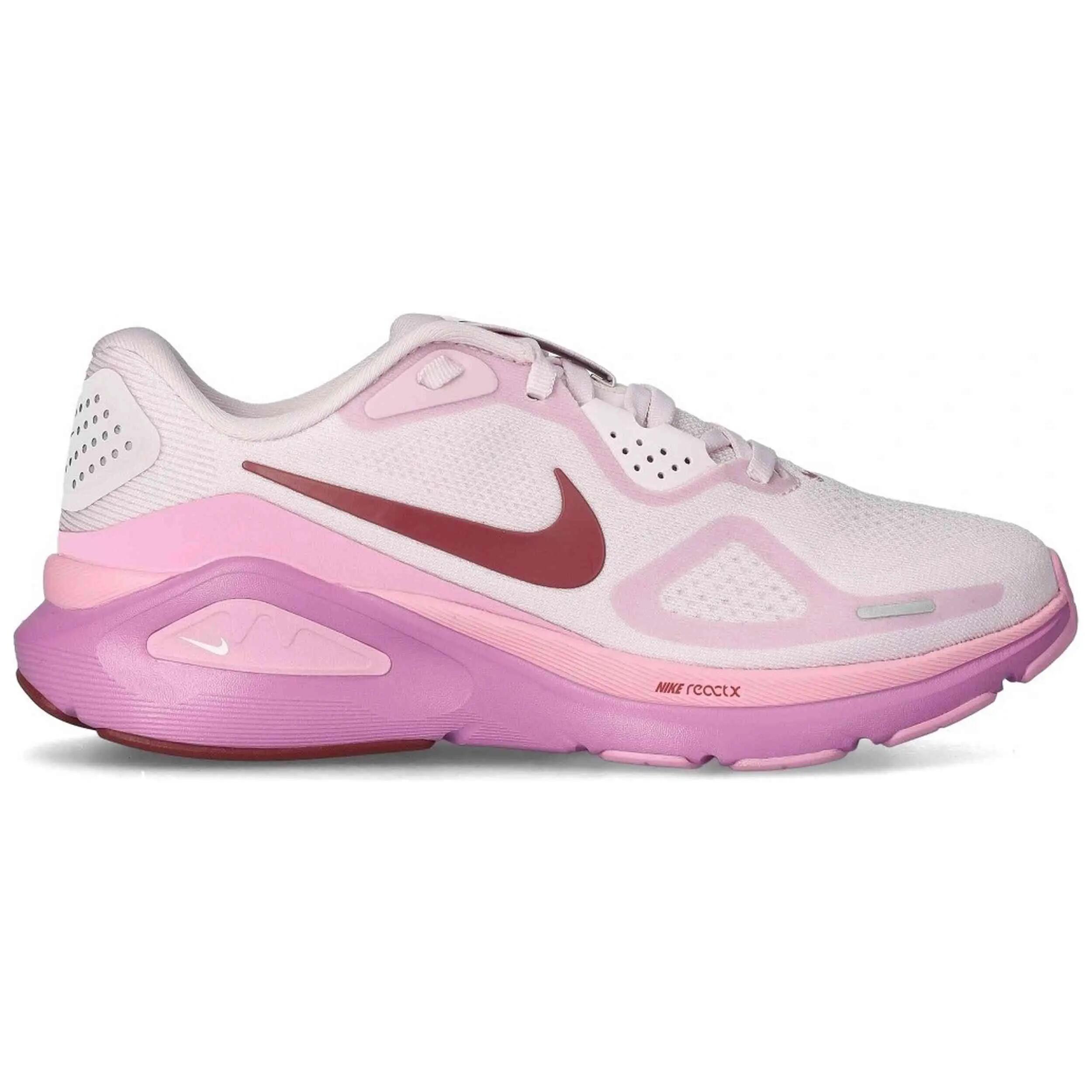 Zapatillas de running Nike modelo Structure 26 "Pink/Red" para mujer 2/5