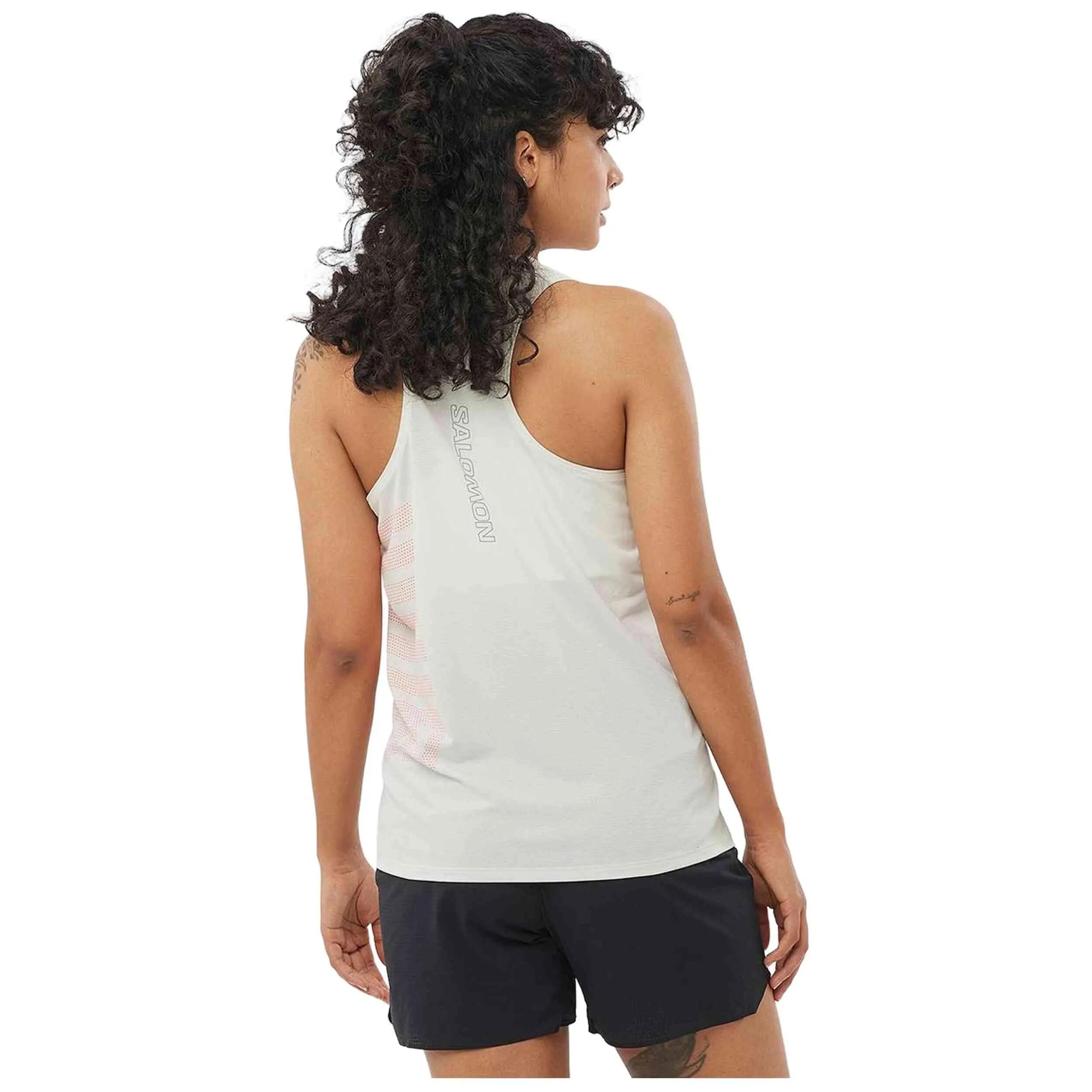 Trägershirt Salomon Modell Sense Aero Singlet GFX für frauen 3/4