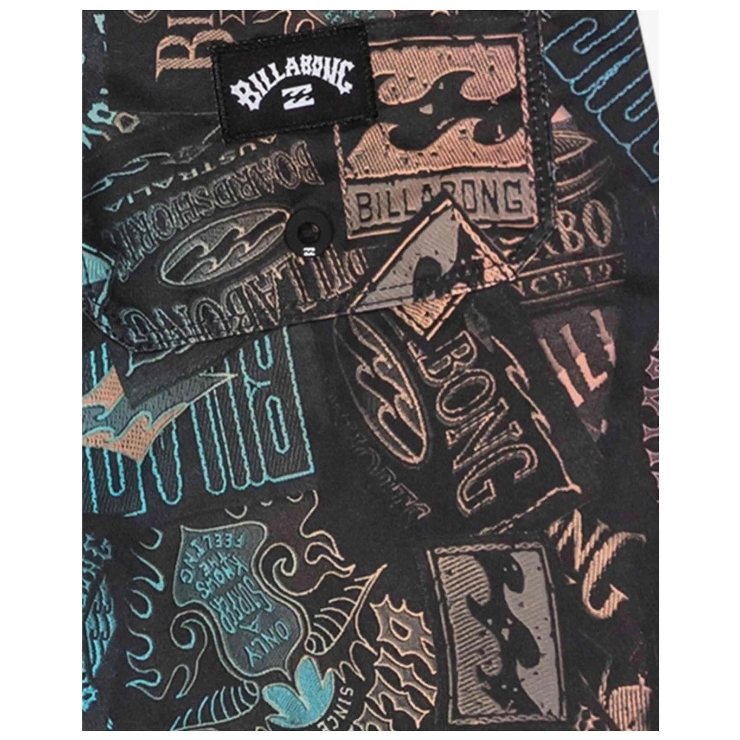 Badpak Billabong model Vacay 14 voor unisex jongens 3/3