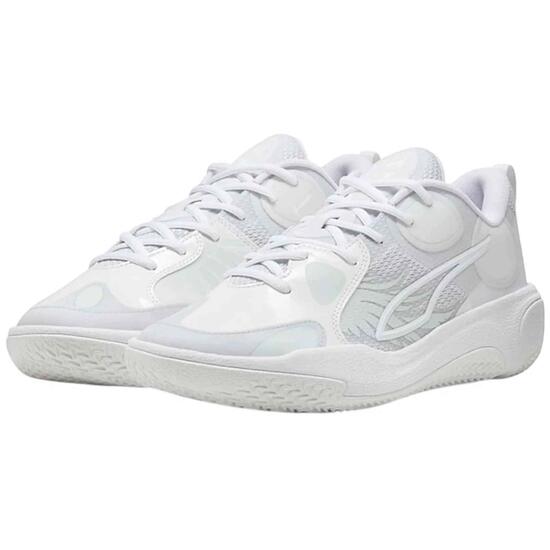 Basketballschuhe Puma Modell MB World.01 "White Silver Mist" für unisex
