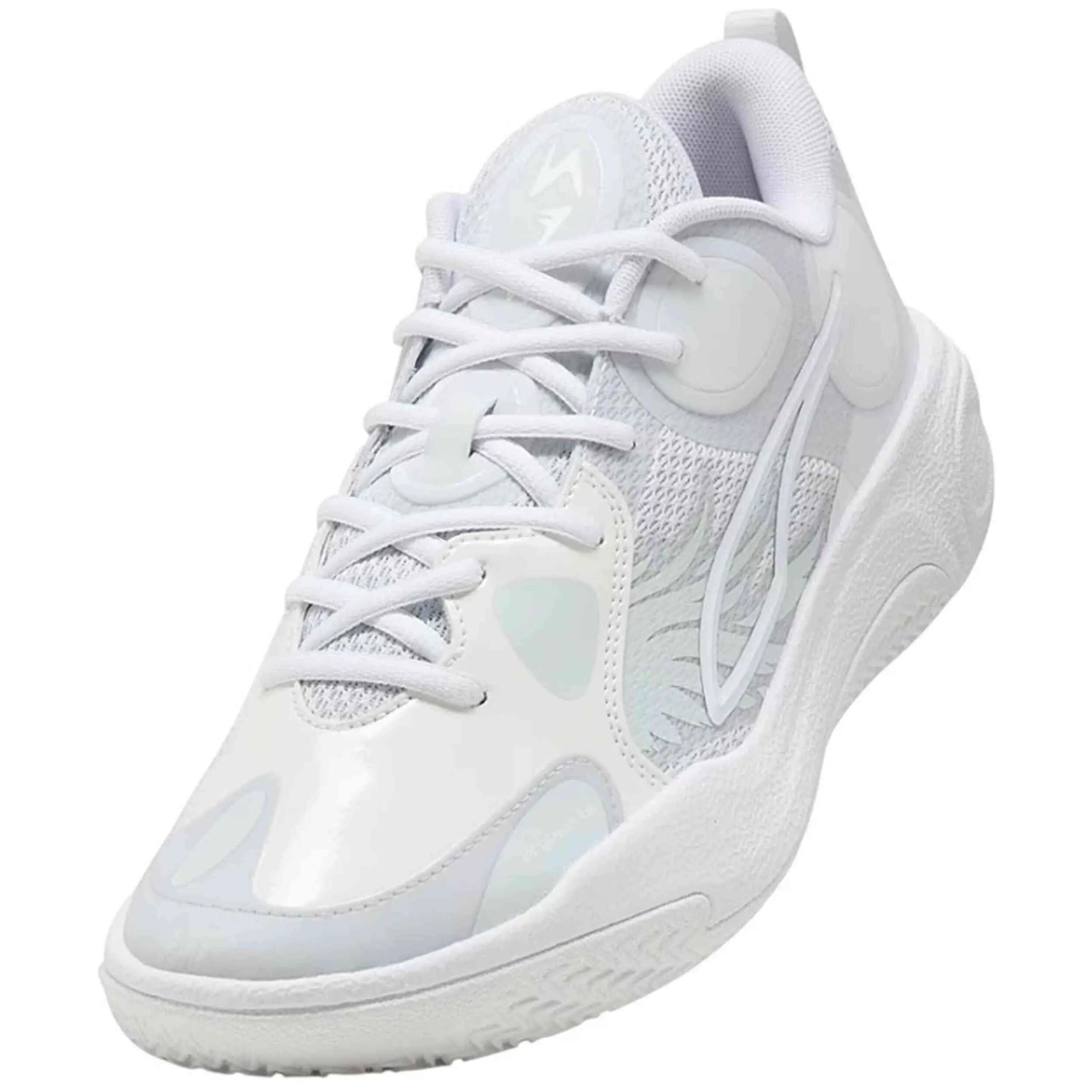 Basketbalschoenen Puma model MB World.01 "White Silver Mist" voor unisex 5/5