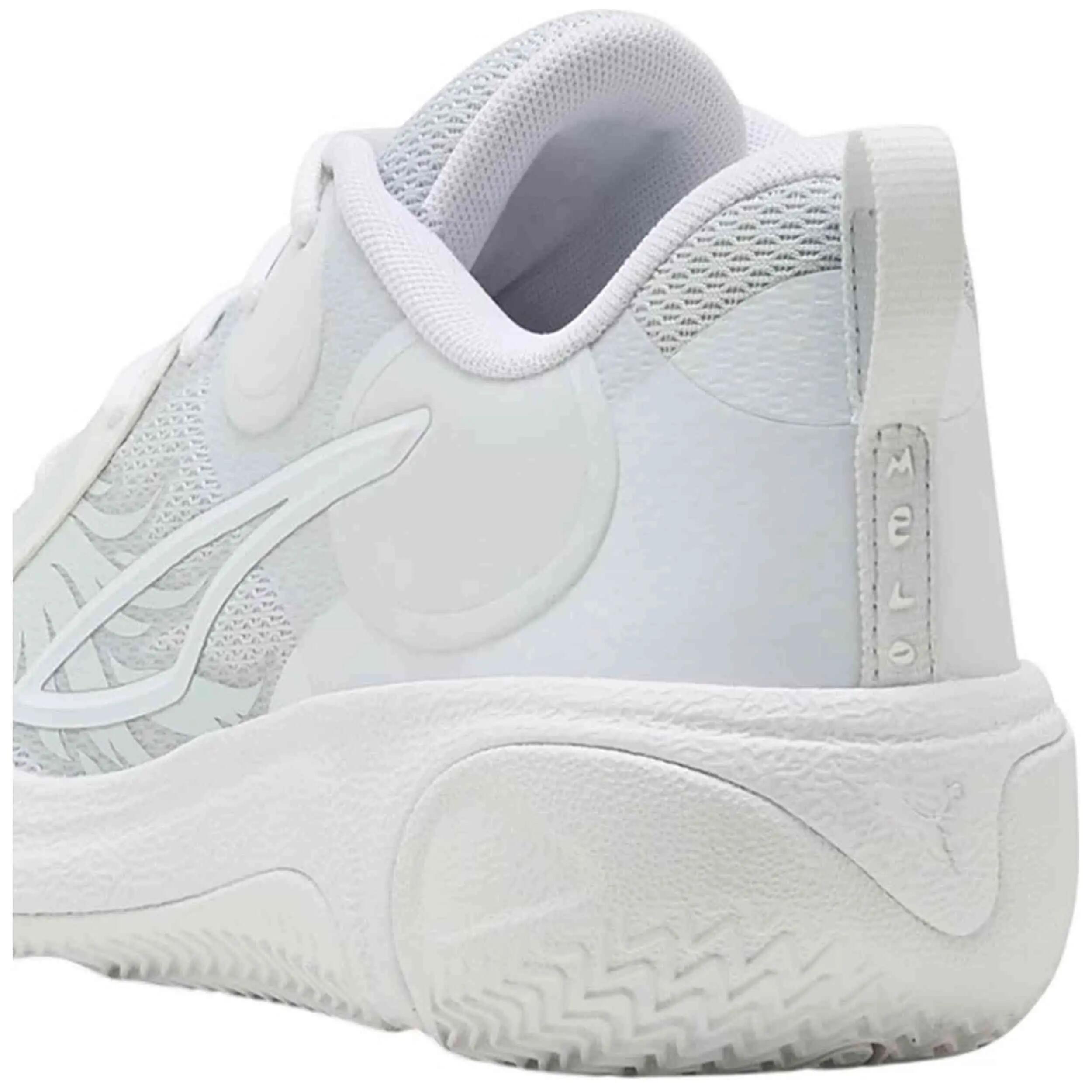 Basketbalschoenen Puma model MB World.01 "White Silver Mist" voor unisex 4/5
