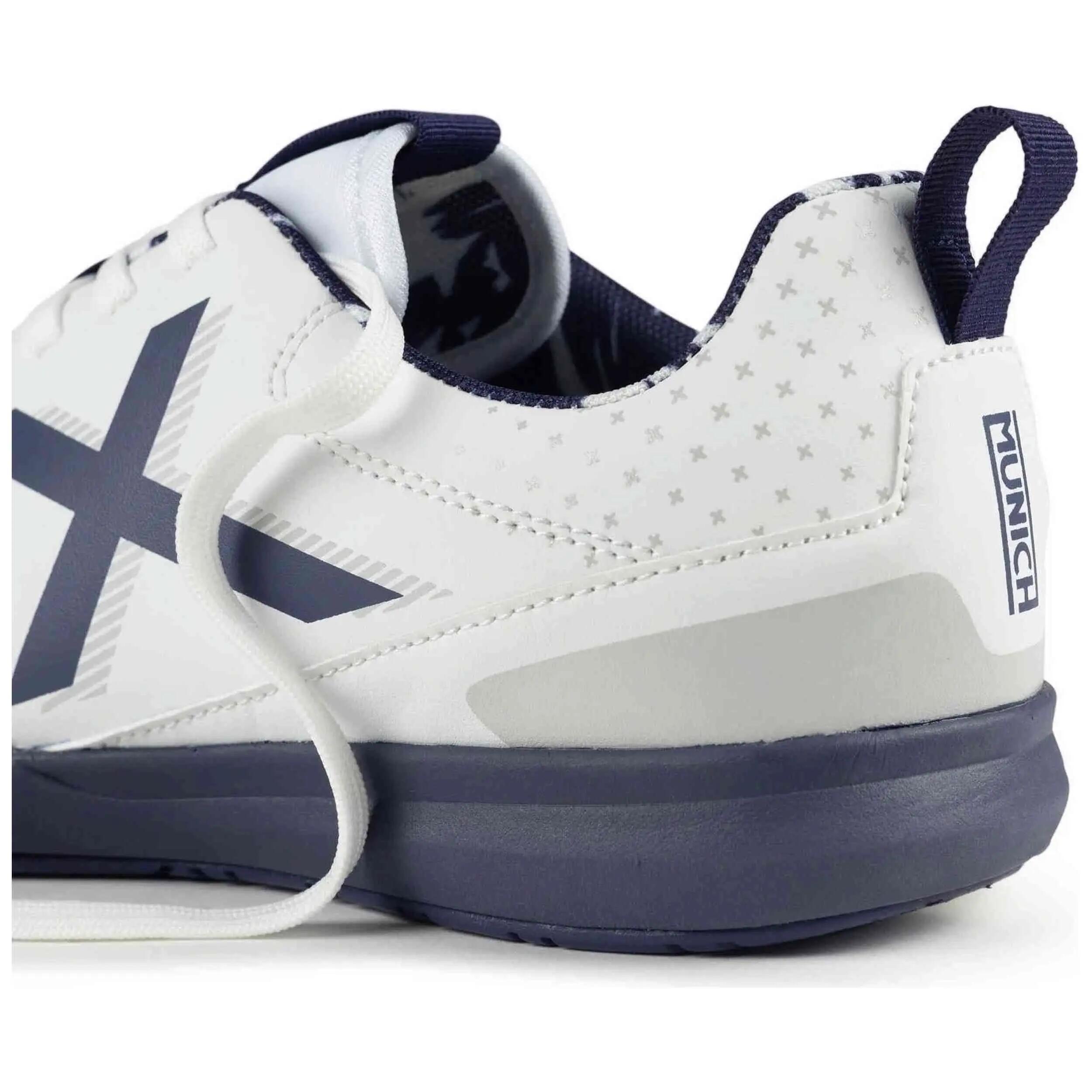 Chaussures de futsal Munich modèle Rondito "Blanco Napa" pour unisexe 3/5