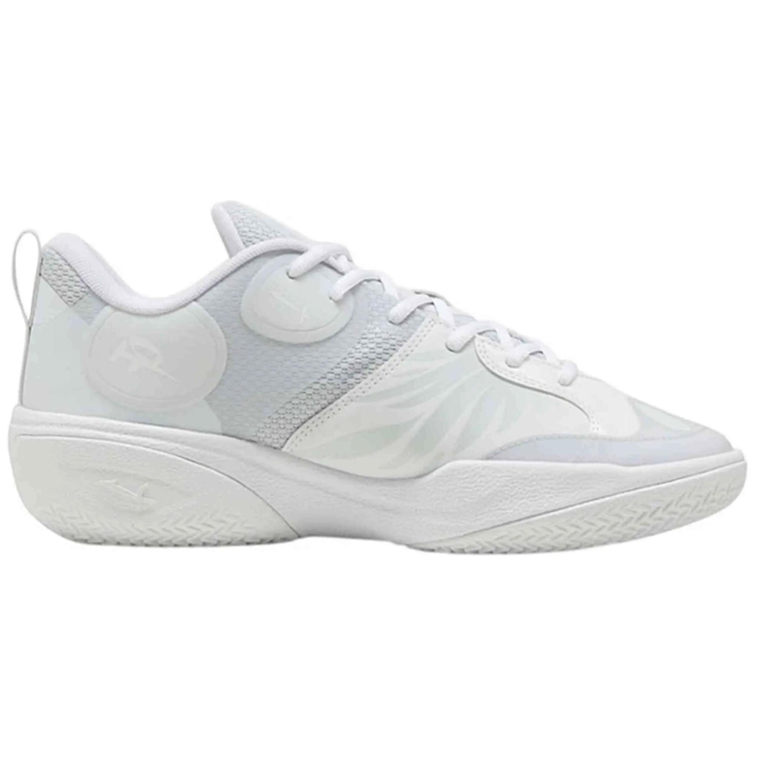 Basketbalschoenen Puma model MB World.01 "White Silver Mist" voor unisex 3/5