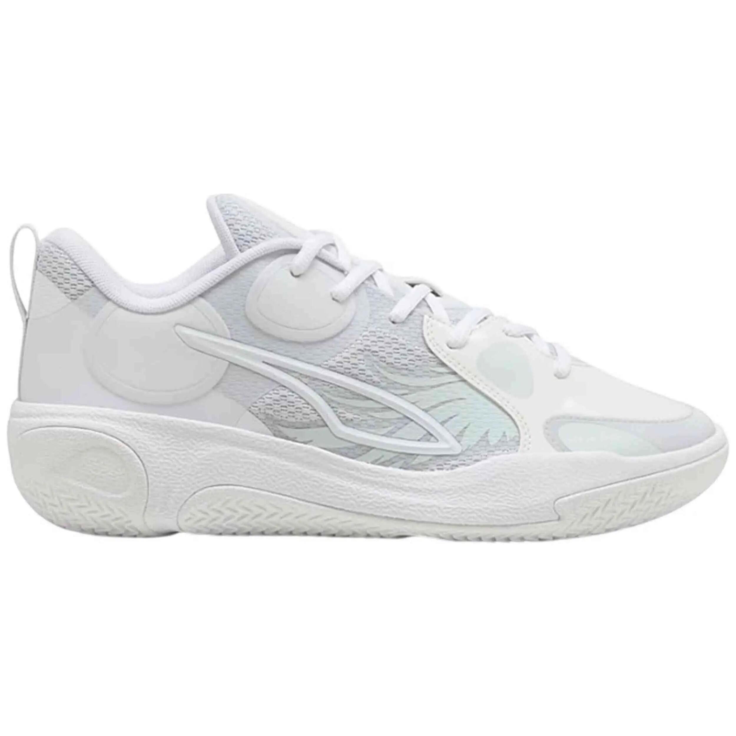 Basketbalschoenen Puma model MB World.01 "White Silver Mist" voor unisex 2/5