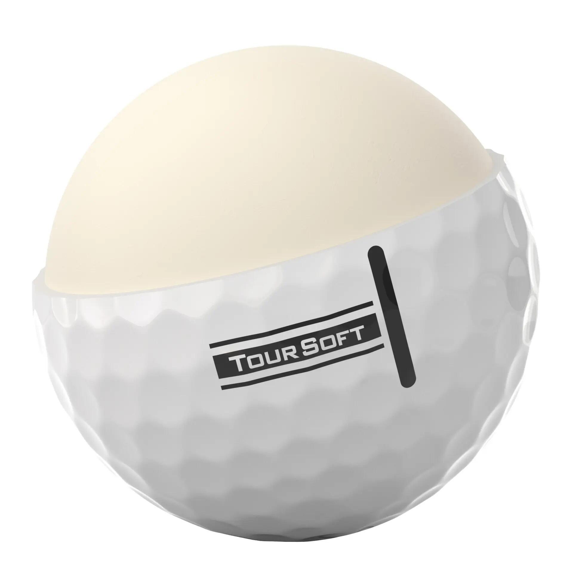 Golfballen lakeballs - 25 stuks - wit - Titleist Tour Soft 4/4
