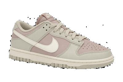 Dames - lowsneakers - nike dunk low next nature - grijs, platinum violet