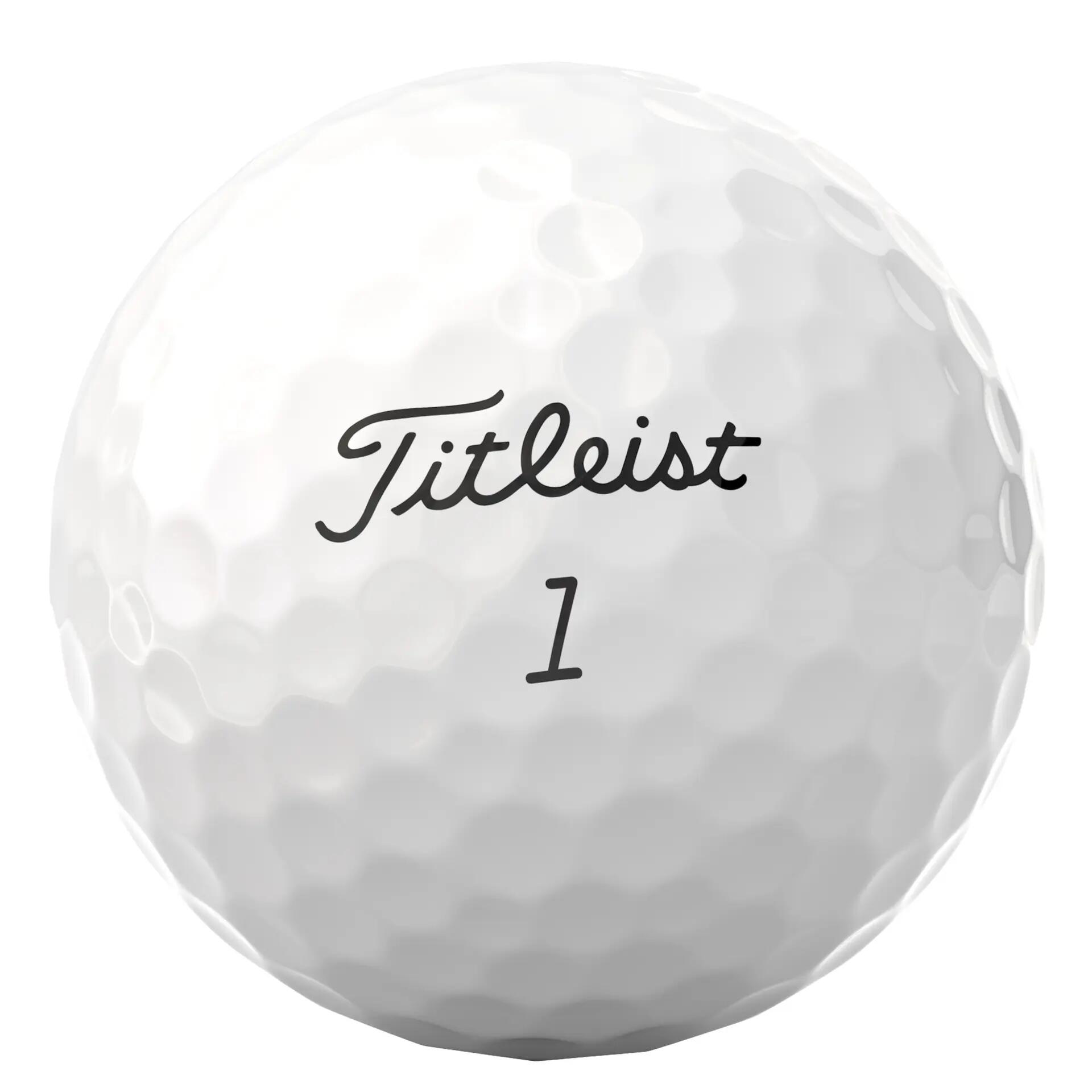 Golfballen lakeballs - 25 stuks - wit - Titleist Tour Soft 3/4