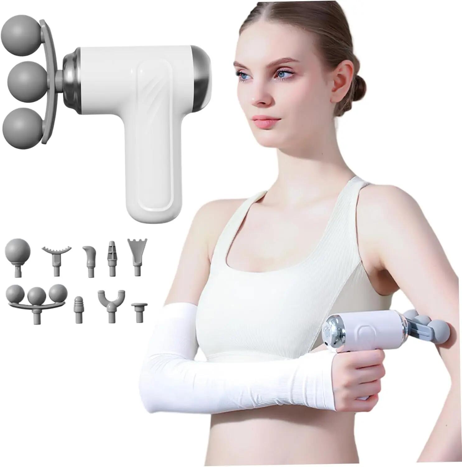 Pistolet de massage musculaire, pistolet de massage 6 modes musculaires avec 9 6/6