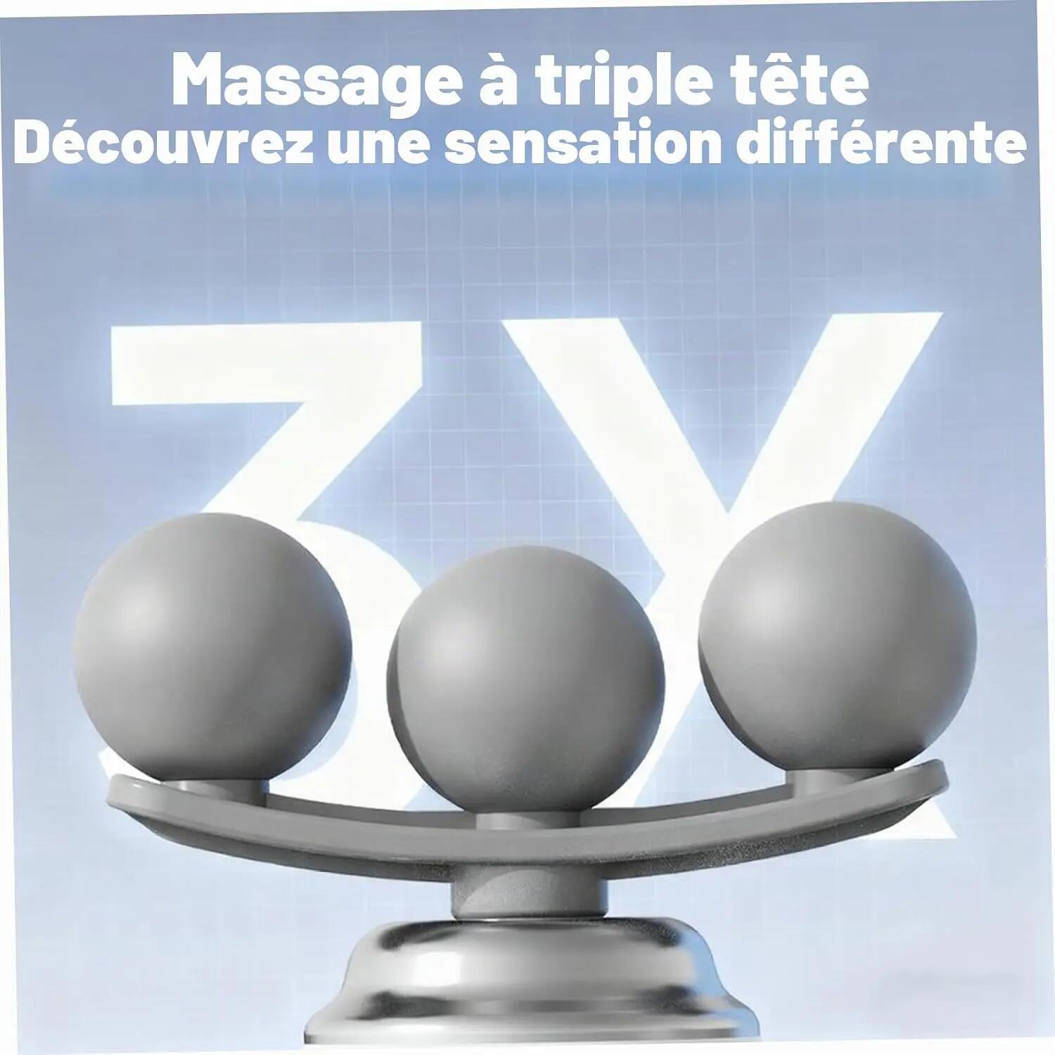Pistolet de massage musculaire, pistolet de massage 6 modes musculaires avec 9 4/6