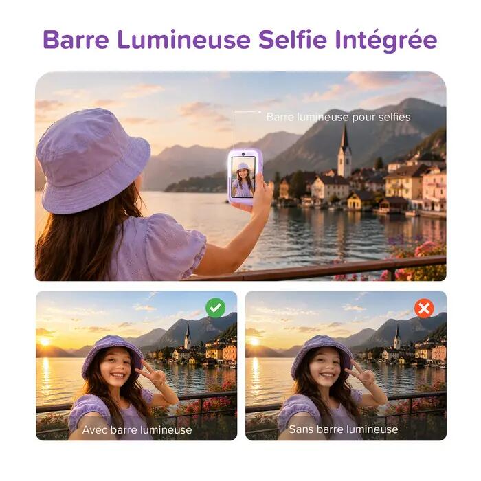 Appareil photo numérique enfant CAMERA 50 20 MP Violet 5/7