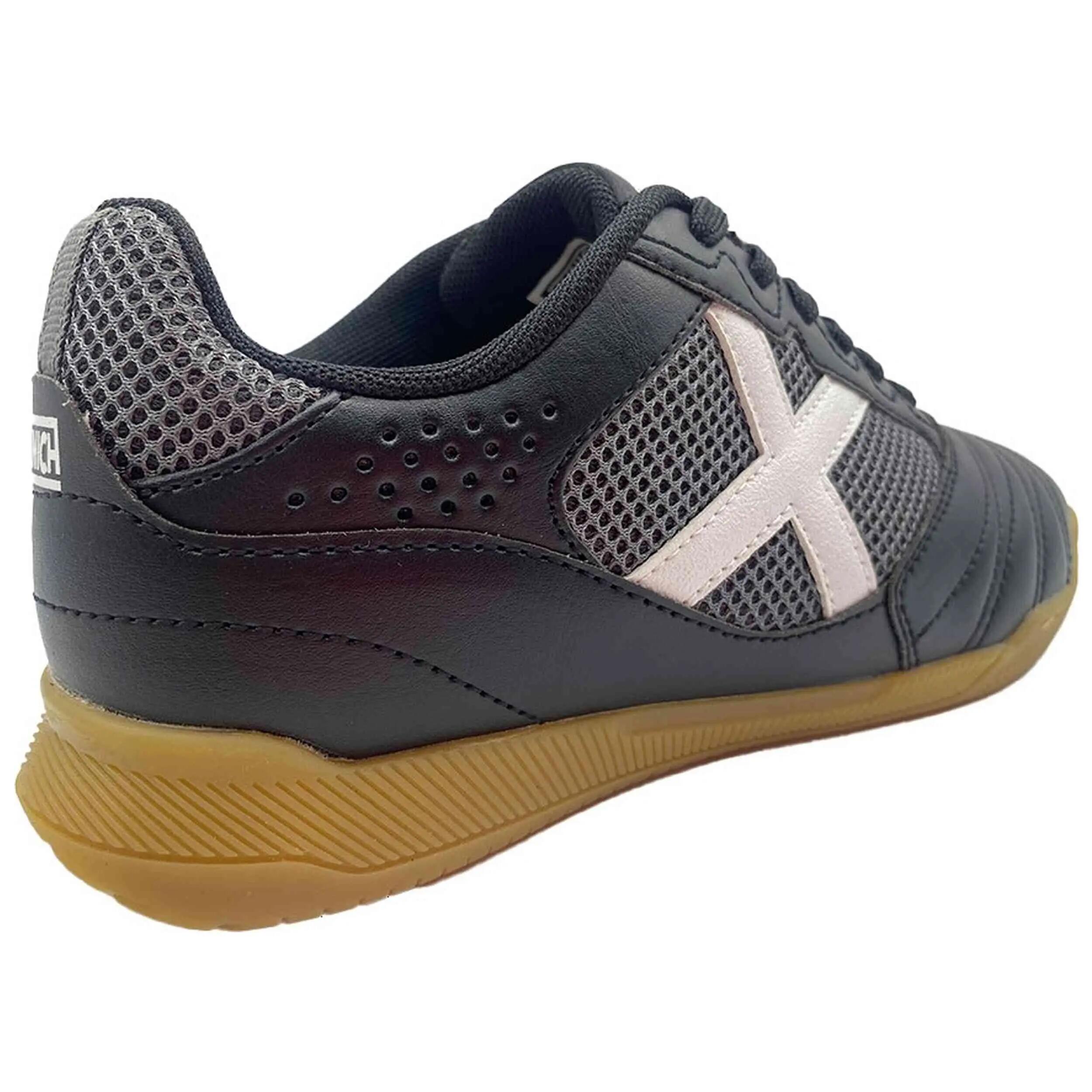 Zaalvoetbalschoenen Munich model Debut "Negro" voor mannen 3/4