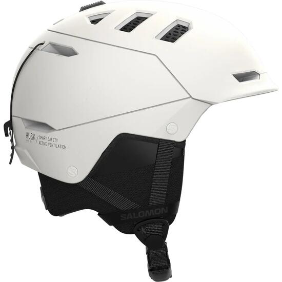 Casque de ski et snowboard Salomon Husk Pro, blanc, taille M