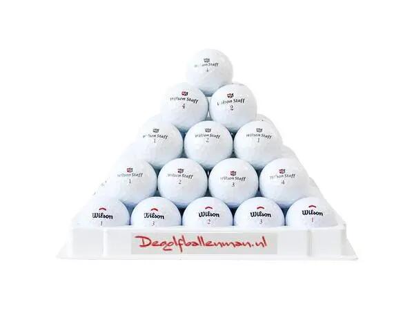 Golfballen lakeballs - 25 stuks - wit - Wilson Staff Duo Soft 4/4