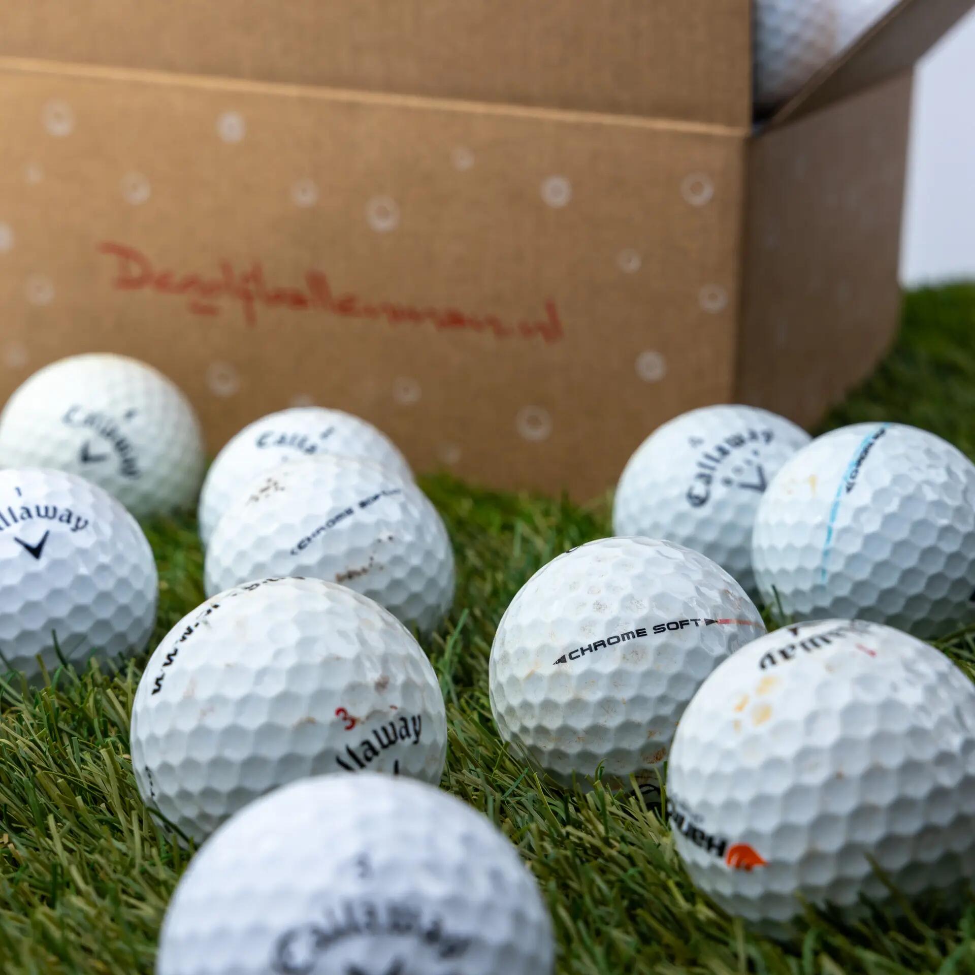 Golfballen lakeballs - 25 stuks - wit - Callaway Chrome Soft 2/5
