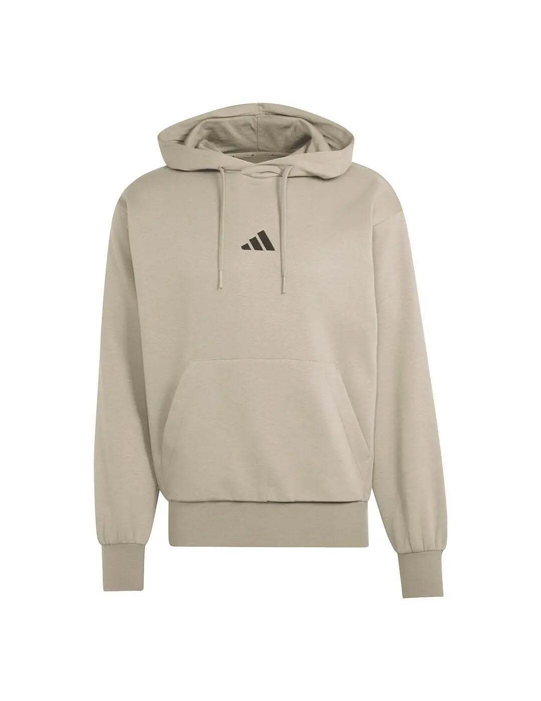Sweatshirts polaires pour hommes Adidas Feelcozy marron. 1/6