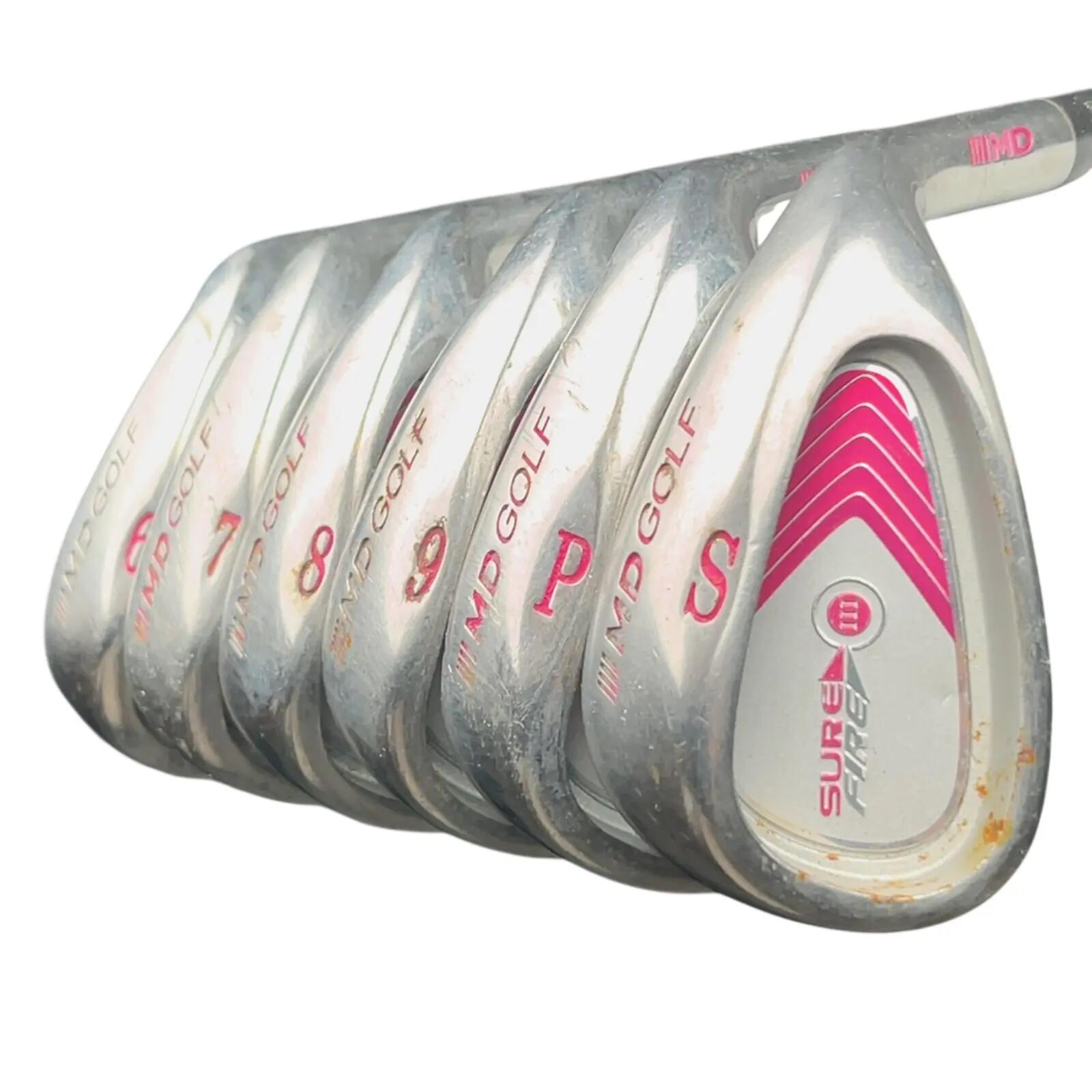 MD Golf Sure Fire III Série de fers / 6-PW+SW / Flex Ladies / Graphite 3/7