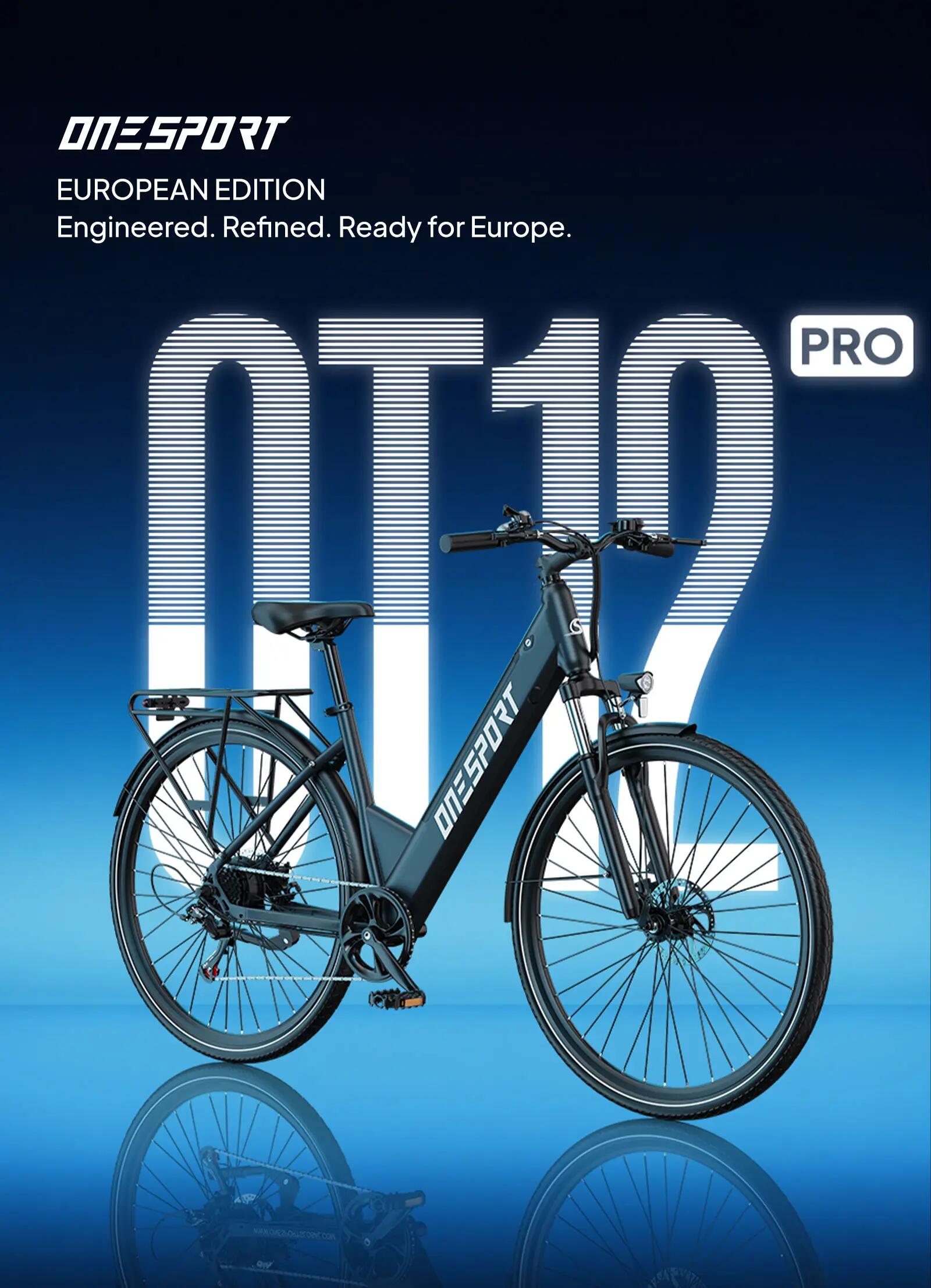 Bici elettrica a pedalata assistita per adulti OT12Pro: pneumatici da 27,5" 11/15