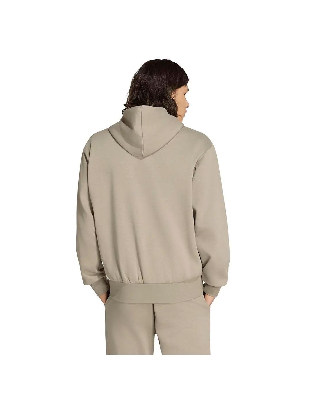 Sweatshirts polaires pour hommes Adidas Feelcozy marron. 4/6