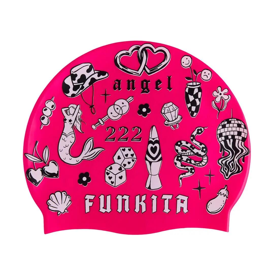 Czepek pływacki na basen treningowy unisex Funkita Sketchy 1/1
