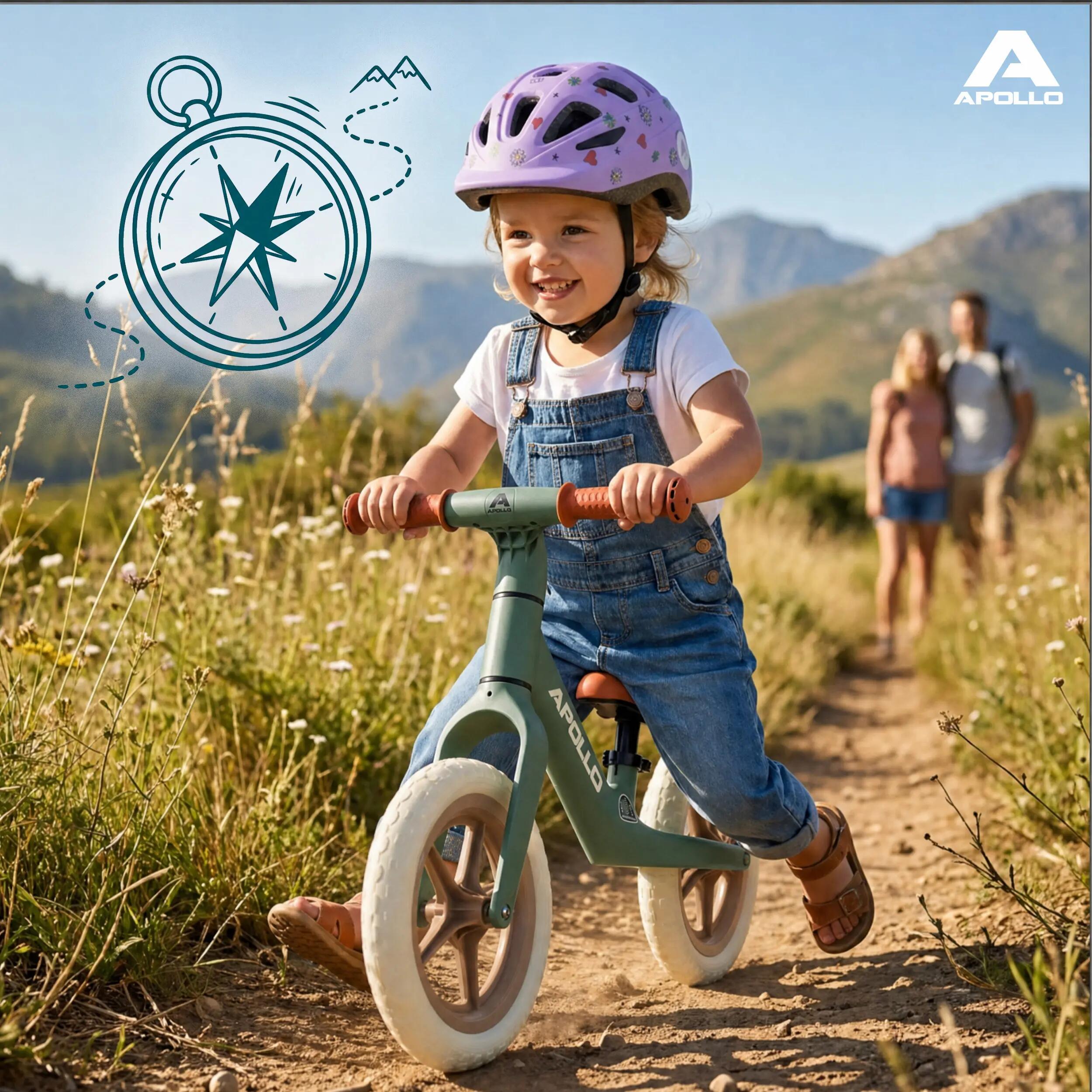 Draisienne Enfant 2 ans 12 pouces ultra legere Trailbuddy Vert 6/7
