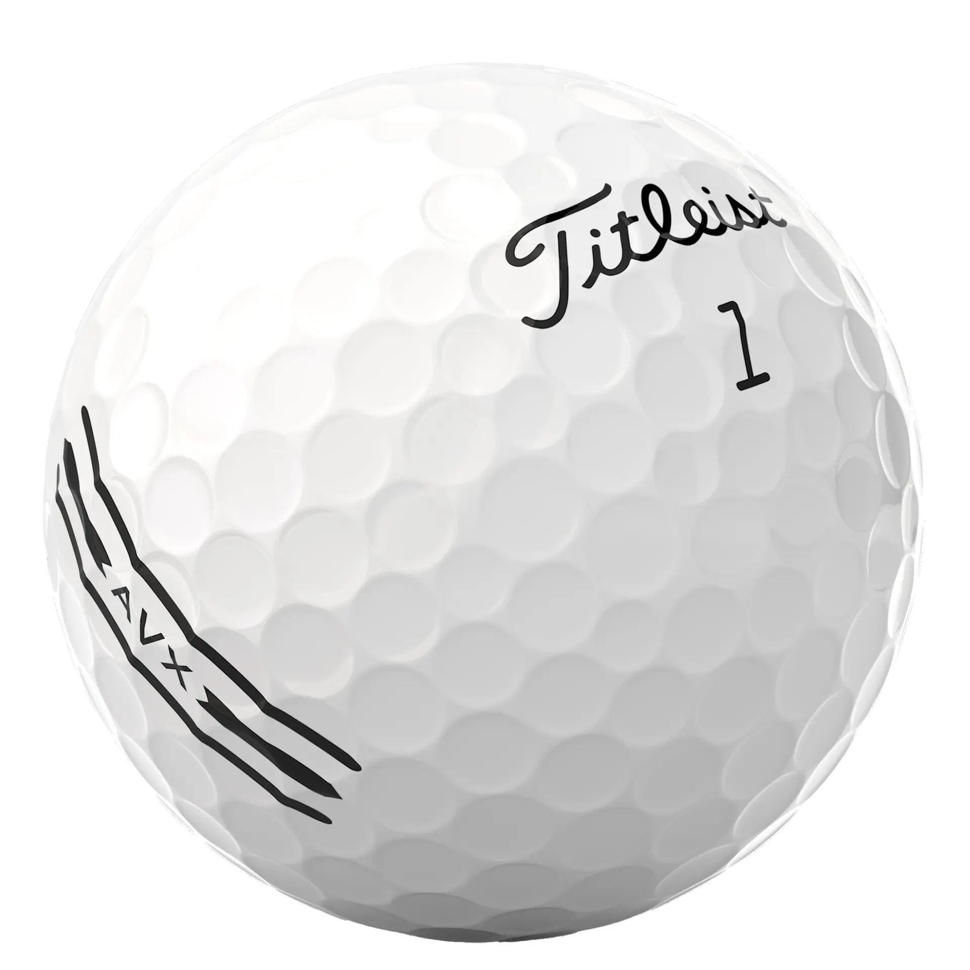 Golfballen lakeballs - 25 stuks - wit - Titleist AVX 4/6
