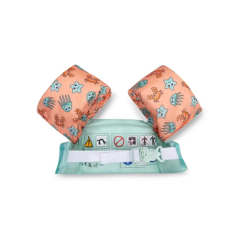 Swim Essentials Puddle Jumper - Green/pink - Animal Bands - 2/6 Years 2/5