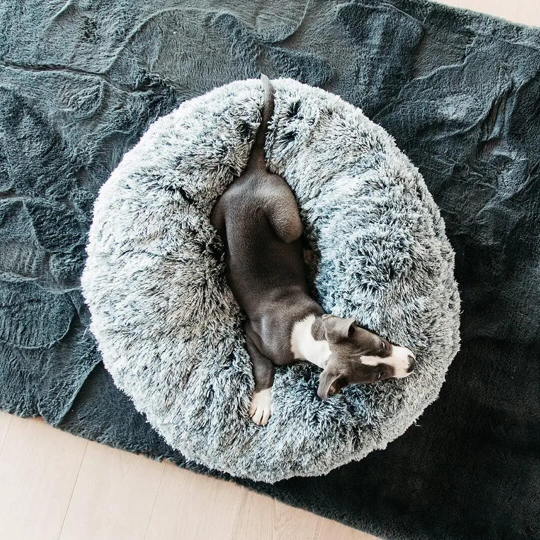 Panier pour chien - Comfort Donut - Gris 2/4