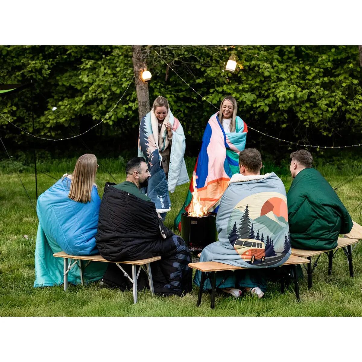 Campingdeken Liva - 4-in-1 outdoor deken - slaapzak - kussen - waterdicht 6/15