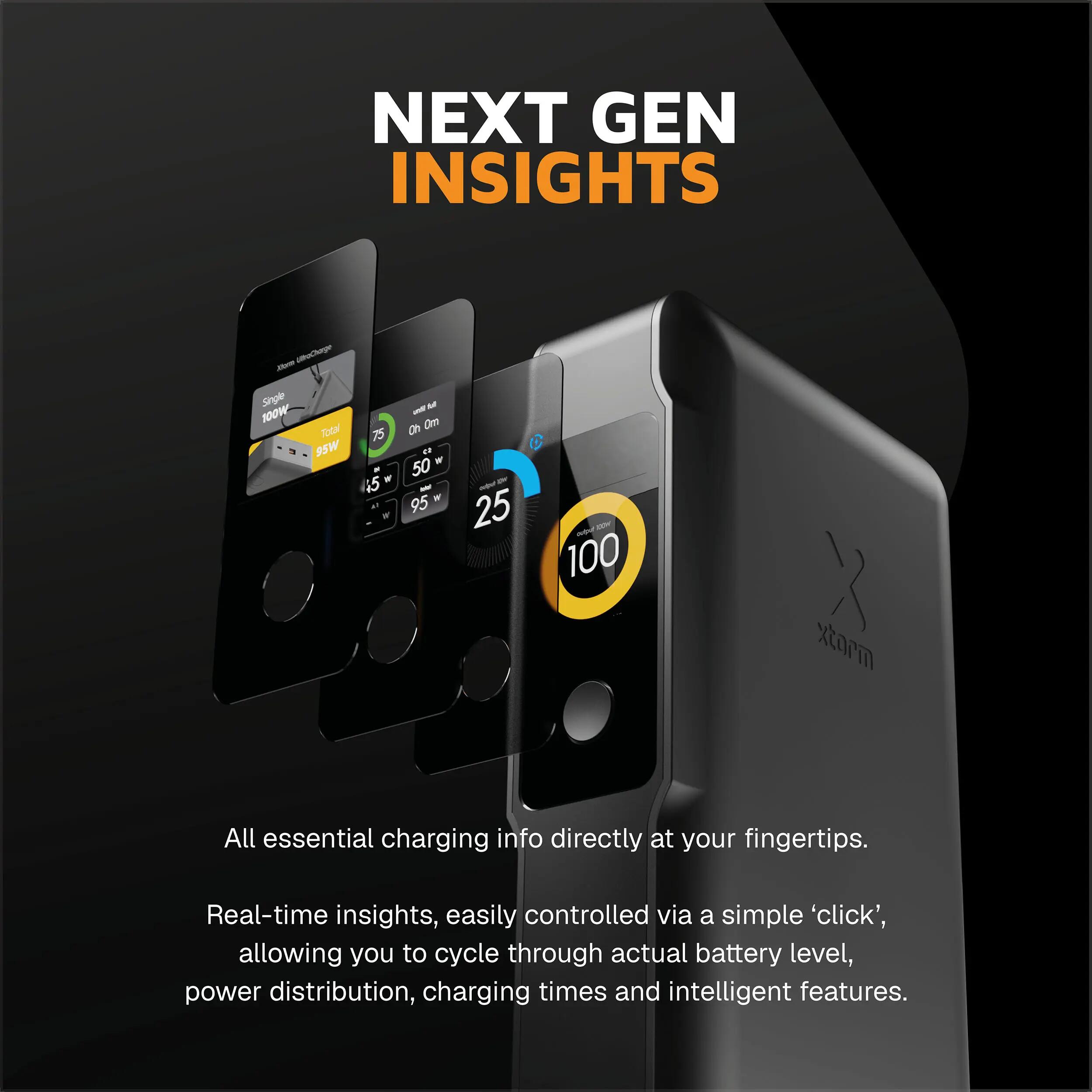 Xtorm NextGen6 100W Batterie externe 60.000 mAh - 2 x USB-C / 1 x USB-A - Noir 6/7