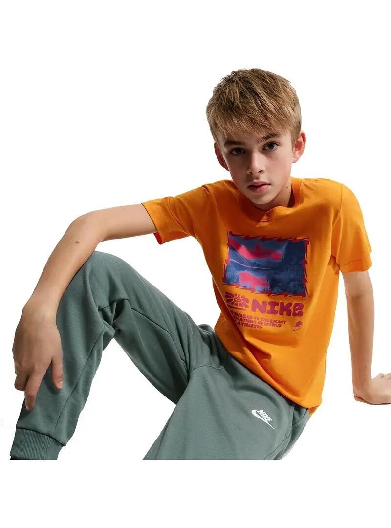 Pantaloni per bambini Nike Club verde 5/5