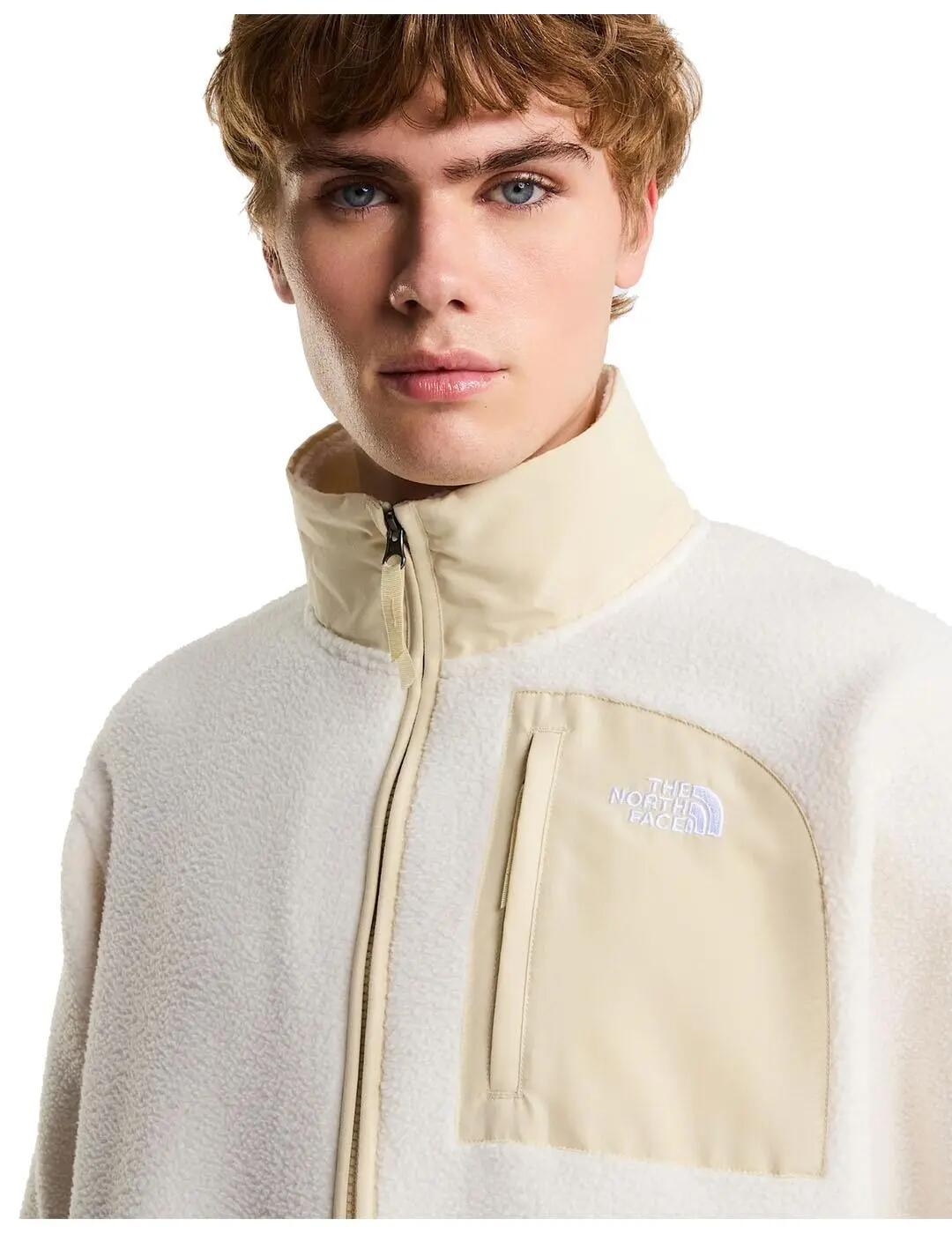 Sweatshirts de lã polar para Homem The North Face Yumiori Beige. 5/7