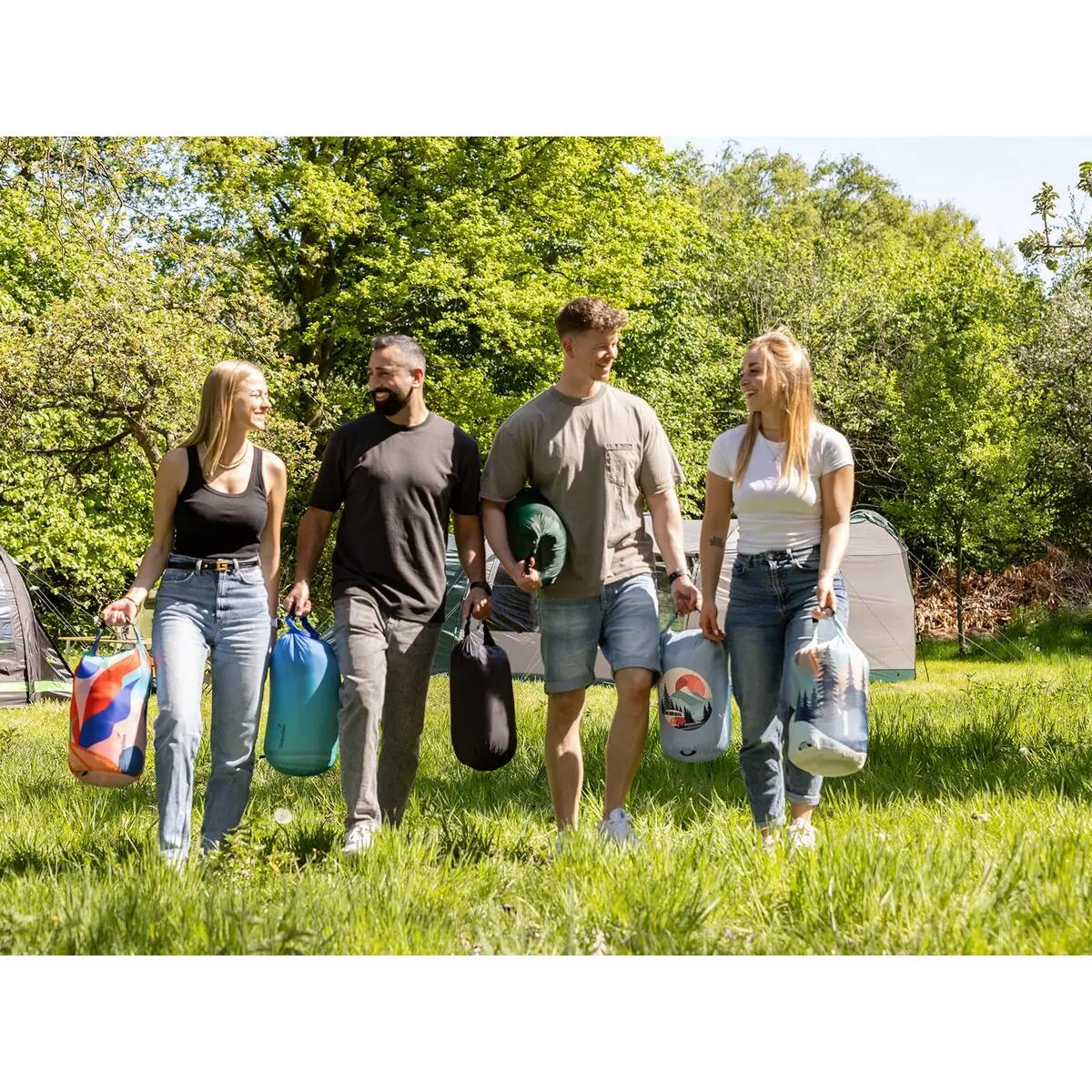 Campingdeken Liva - 4-in-1 outdoor deken - slaapzak - kussen - waterdicht 15/15