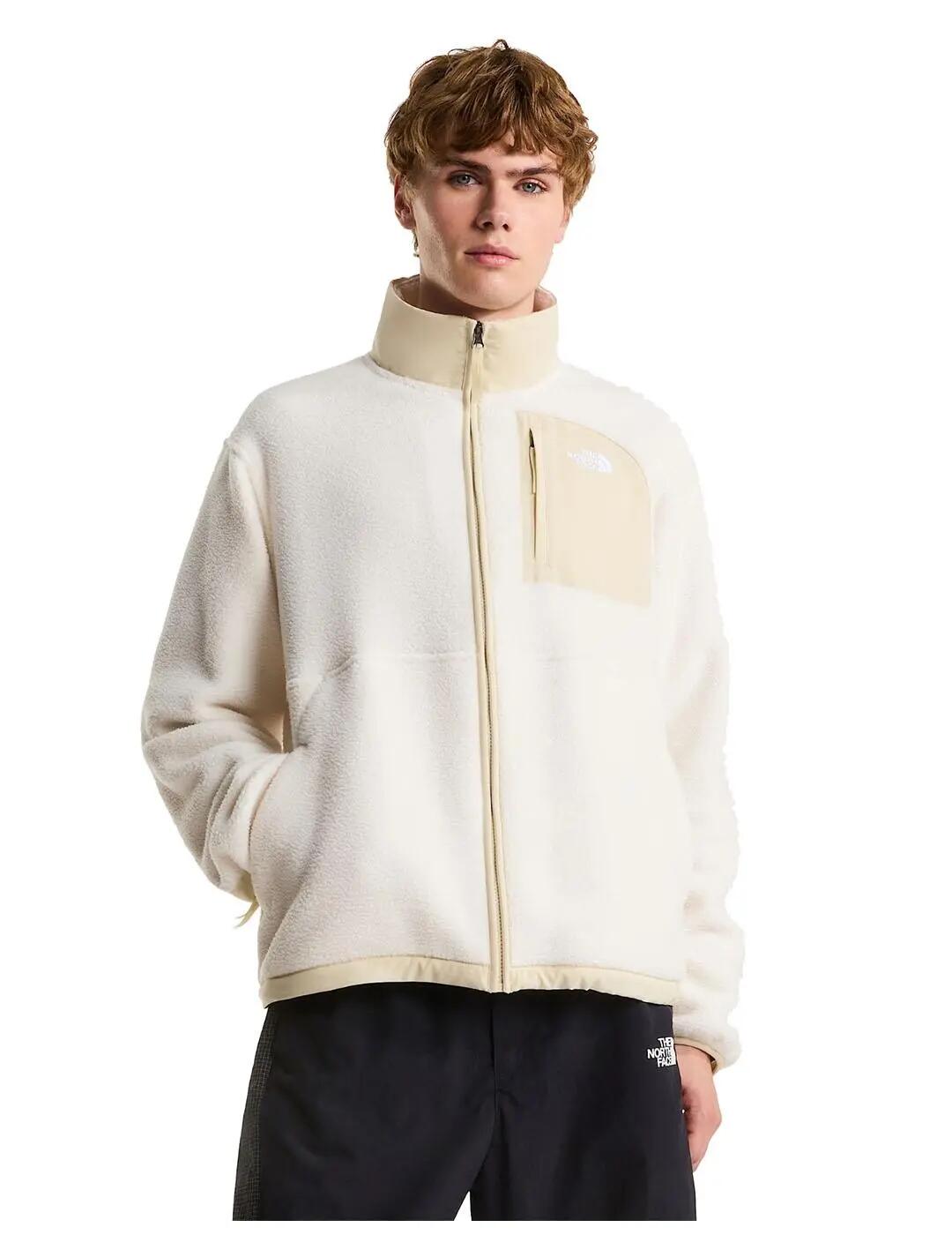 Sweatshirts de lã polar para Homem The North Face Yumiori Beige. 3/7