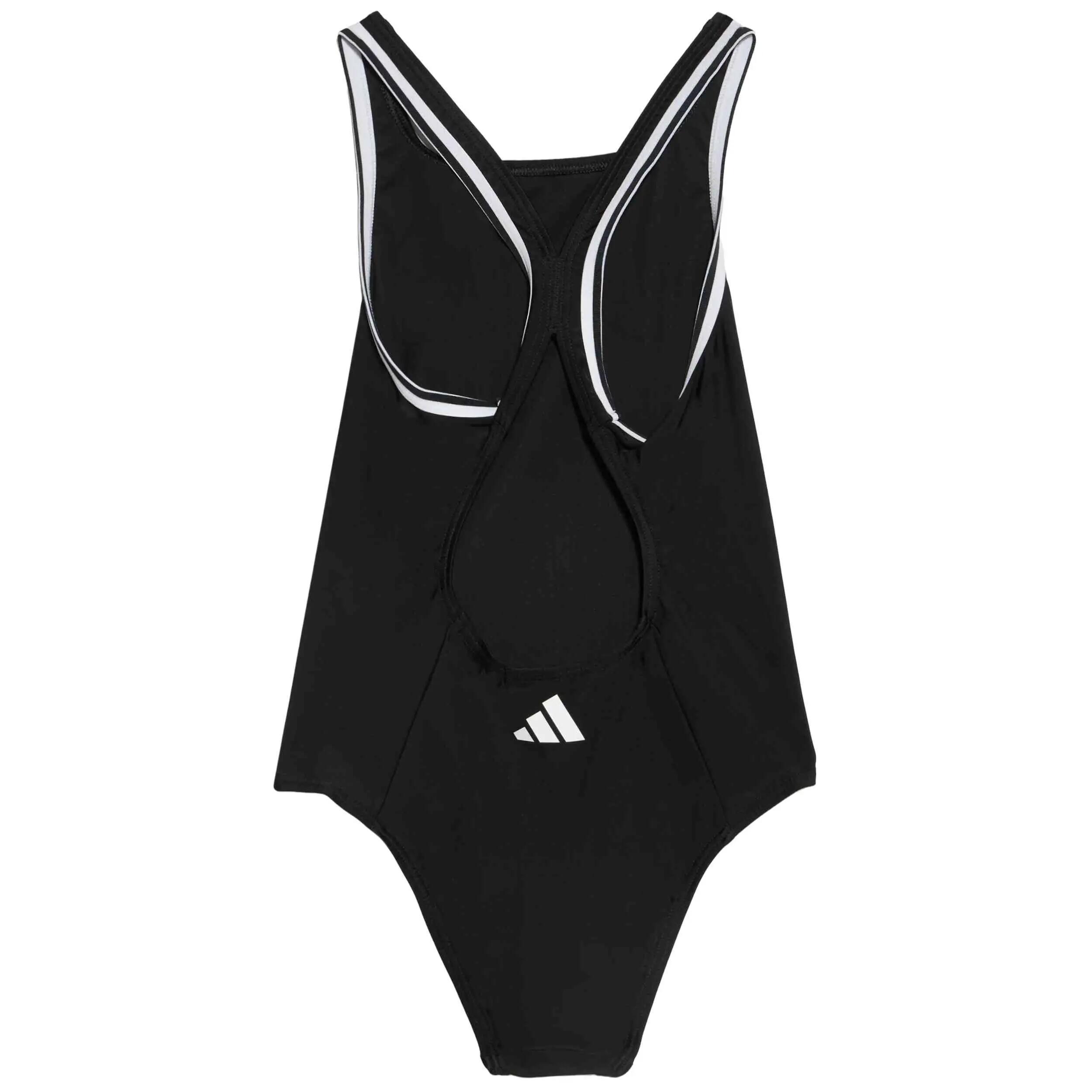 Maillot de bain Adidas modèle Collegiate "BLACK/WHITE" pour filles 2/3